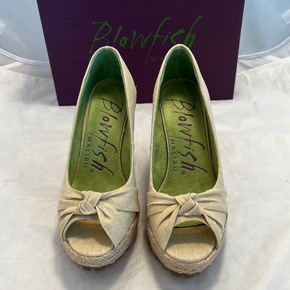 Blowfish Malibu Platform Open Toe Shoes - Picture 3 of 15